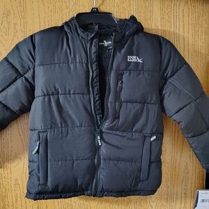 Eddie Bauer Kids Black Fleece-Lined Jacket